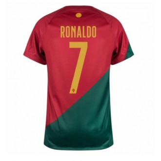 Portugal Cristiano Ronaldo #7 Hemmatröja VM 2022 Korta ärmar